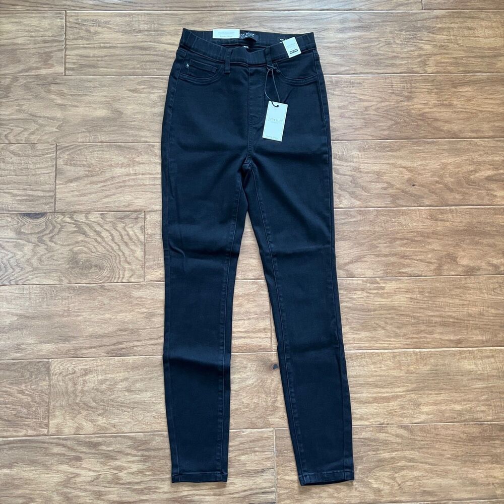 NWT Judy Blue High Waist Pull On Skinny Jeans Size 3/26 Black